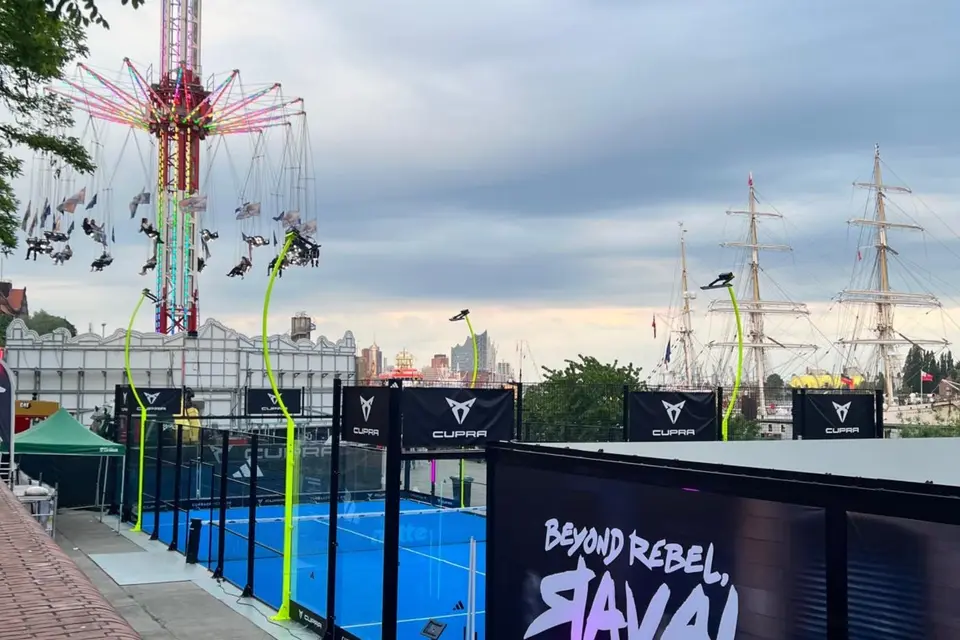 Pop-Up Court bei Hafengeburtstag